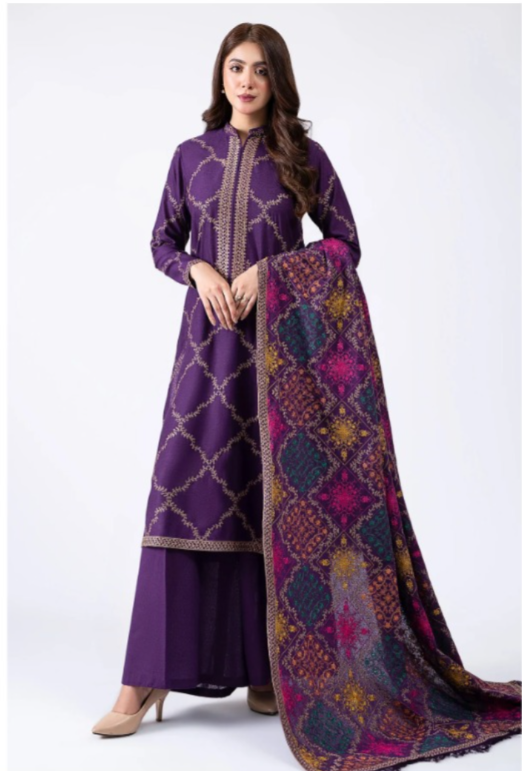 CP-5 I Unstitched 3PC Wool Marina