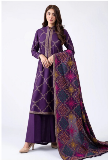 CP-5 I Unstitched 3PC Wool Marina