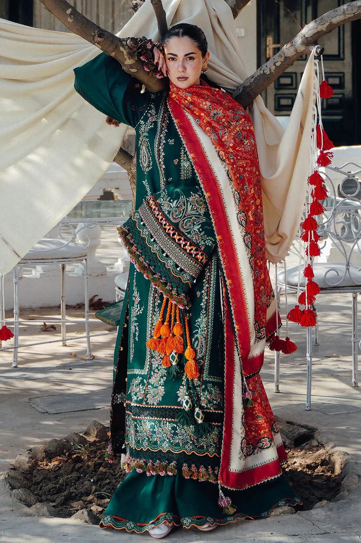 BQ-02 I Unstitched 3PC Wool Marina