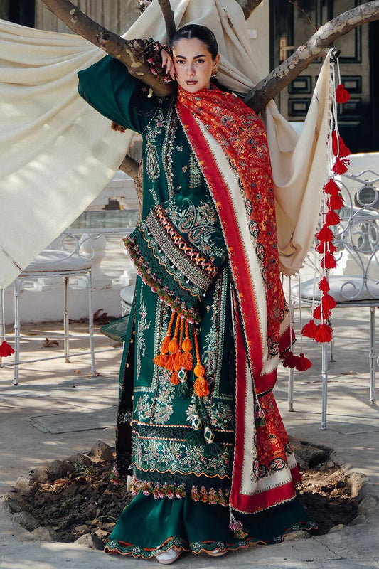 BQ-02 I Unstitched 3PC Wool Marina