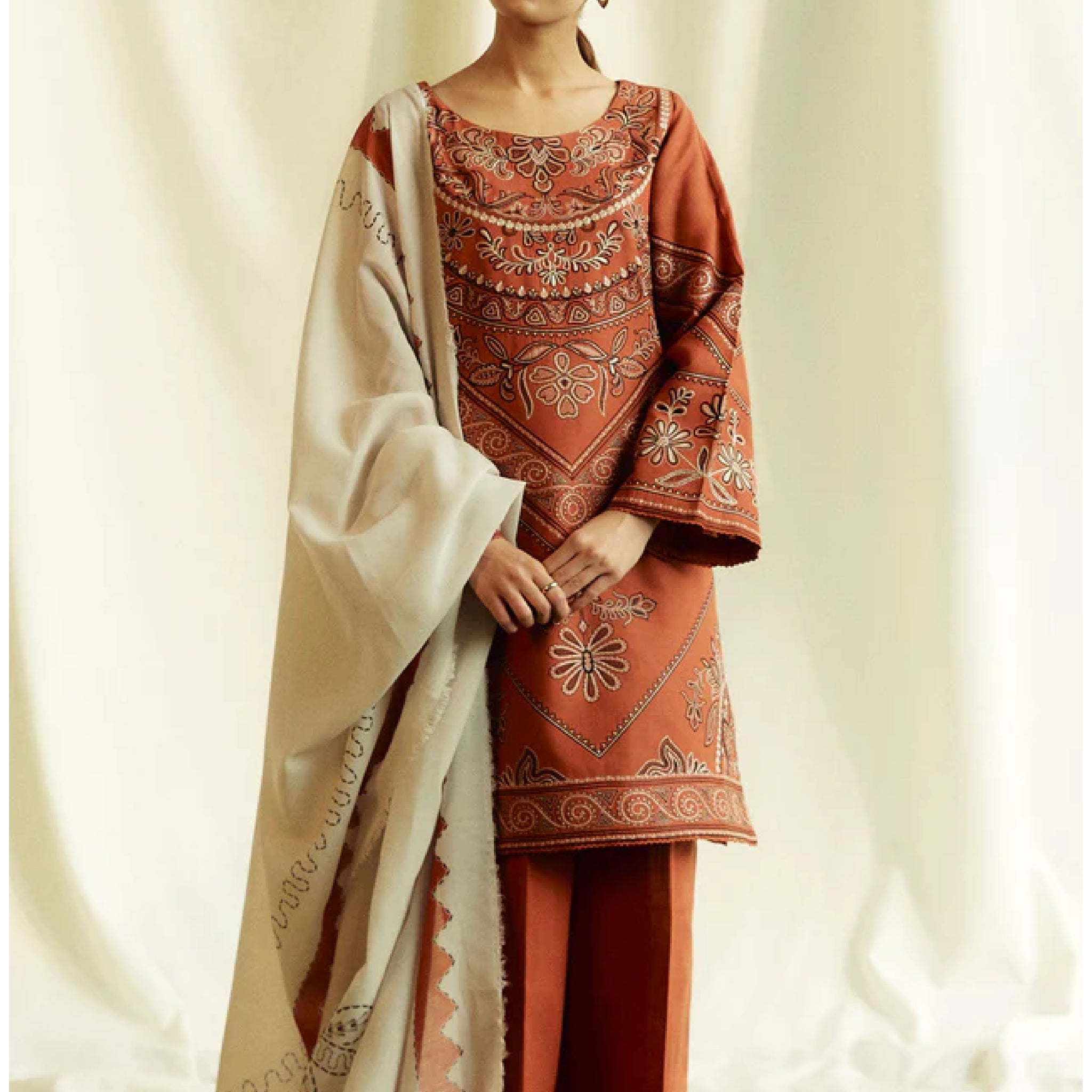 MW-05 I Unstitched 3PC Marina Wool