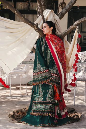 BQ-02 I Unstitched 3PC Wool Marina