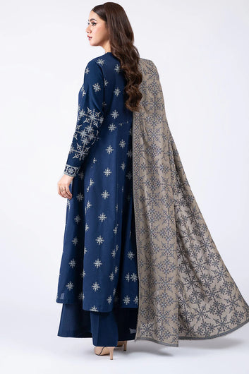 WW-04 I Unstitched 3PC Marina Wool